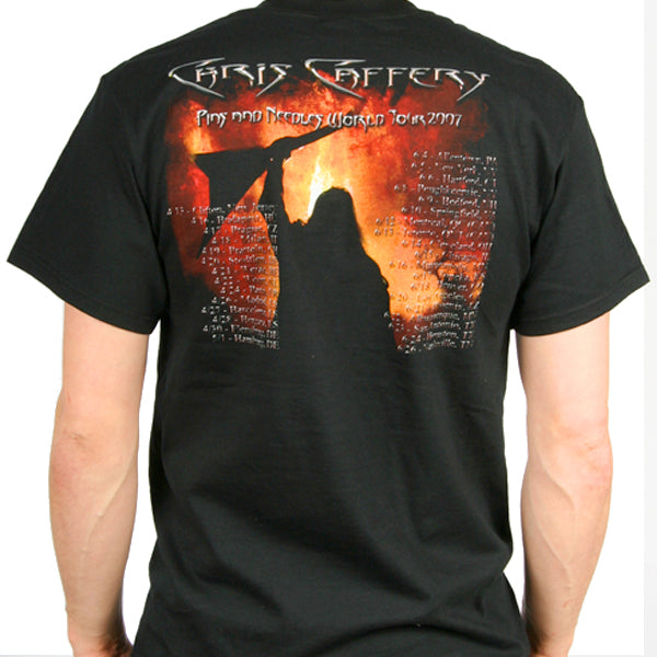 Chris Caffery "Pins and Needles" T-Shirt