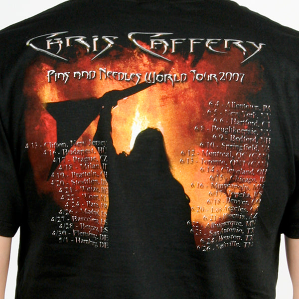 Chris Caffery "Pins and Needles" T-Shirt