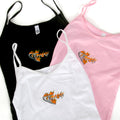 Chris Caffery "Spaghetti Strap Logo" Girls Tank Top